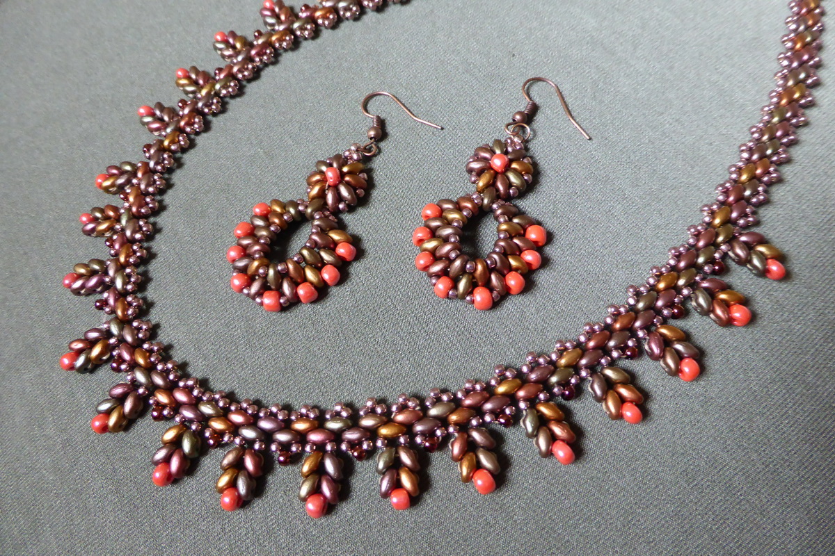 Puntilla ogrlica od SuperDuo perlica